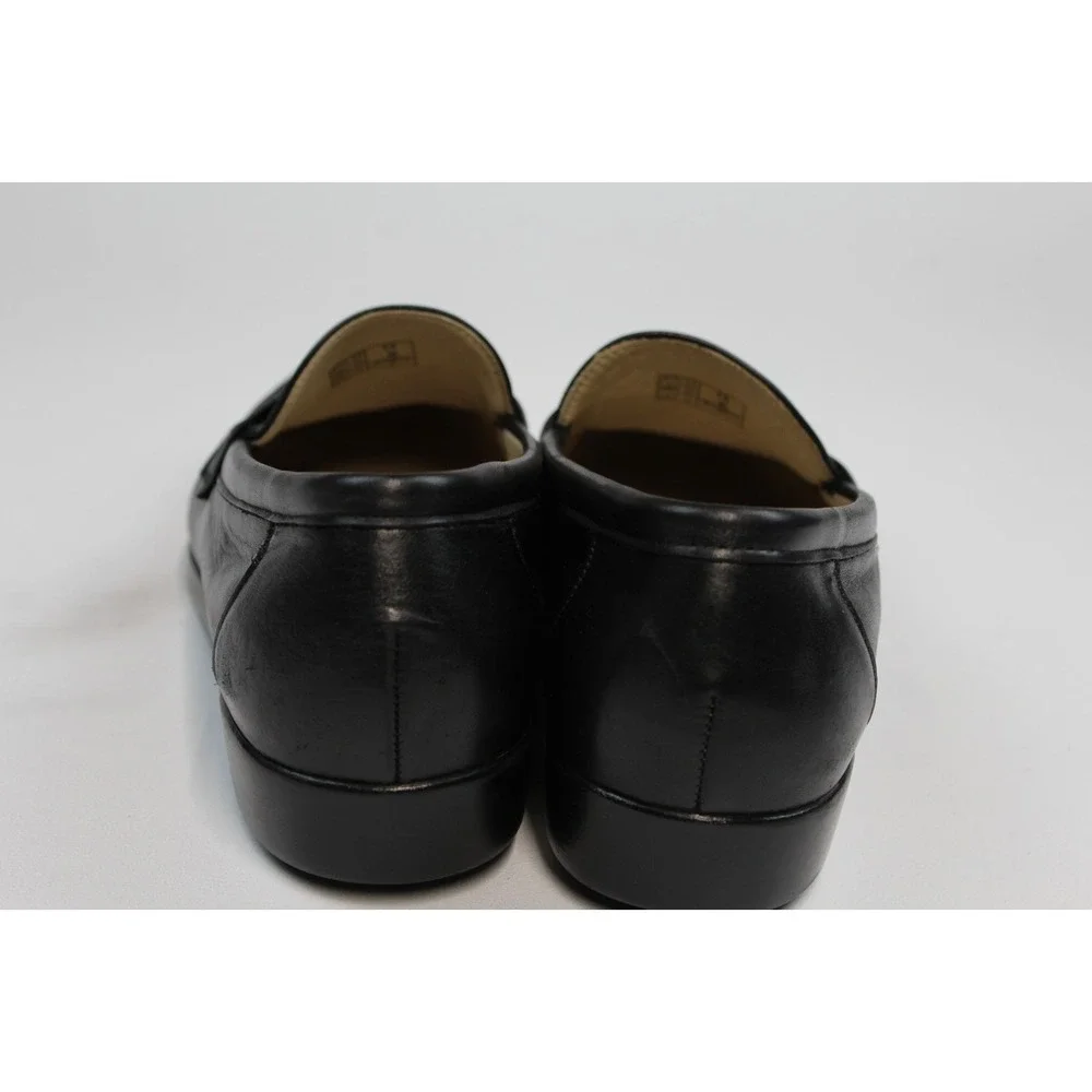 SAS Shoes Ace Men's Slip-On Loafers Sz 13M Black Handsewn Leather USA Made